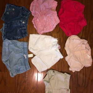 Lot of 7! Girls 18M Shorts